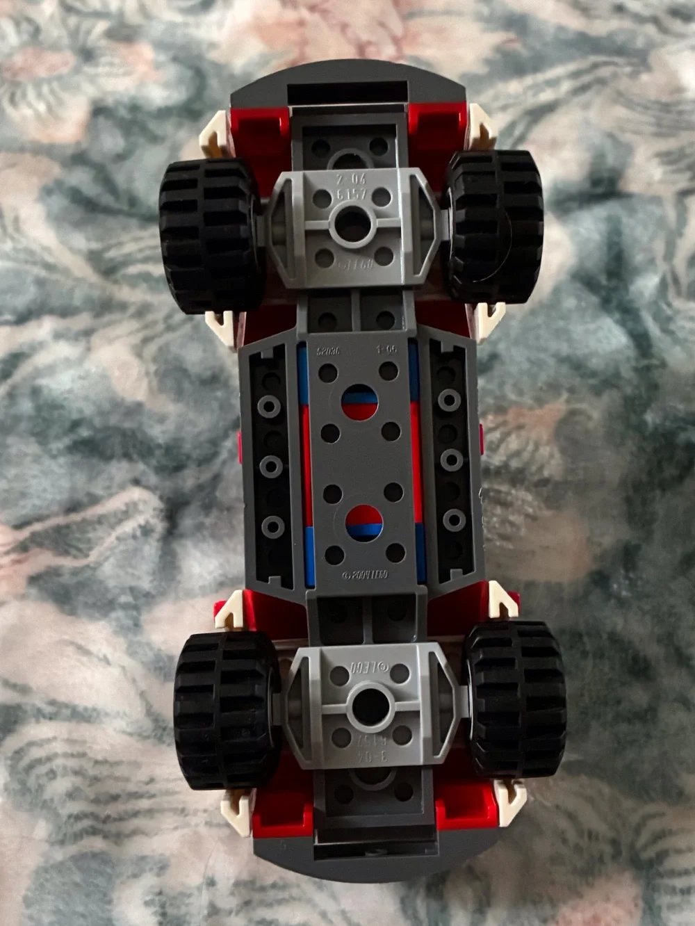 Red Lego firefighter car